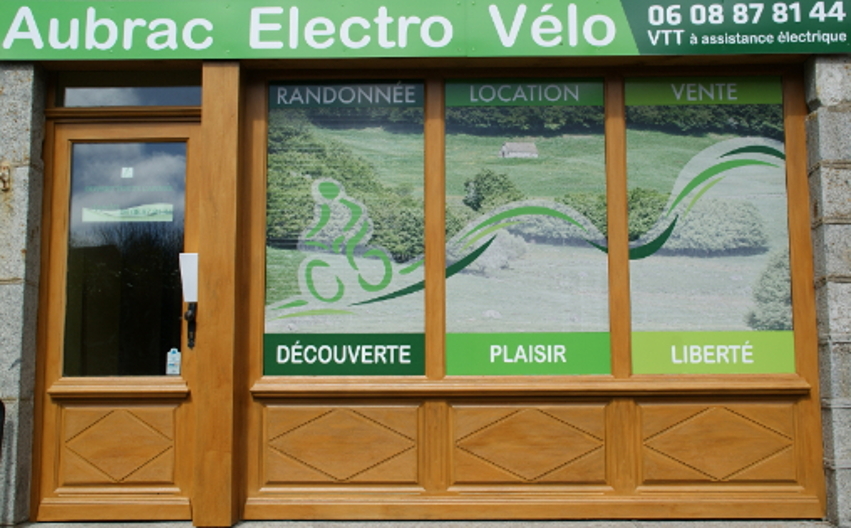 Vitrine Aubrac Électro Vélo à Nasbinals en Lozère